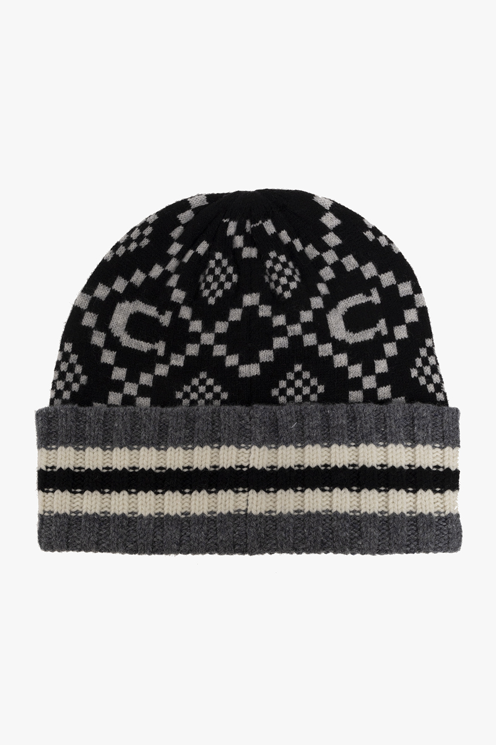 coach beanie black